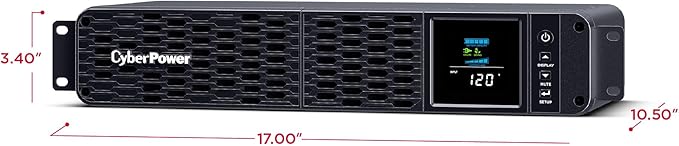 CyberPower CP1500PFCRM2U PFC Sinewave UPS Battery Backup and Surge Protector - Image 4