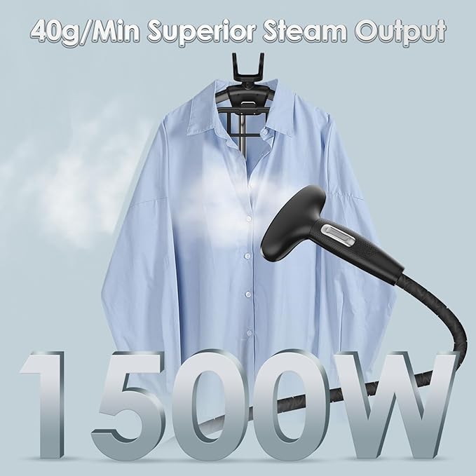 Steamer for Clothes, Jenaely 1500W Standing Garment Steamers, 35s Fast Heat-up - Image 6