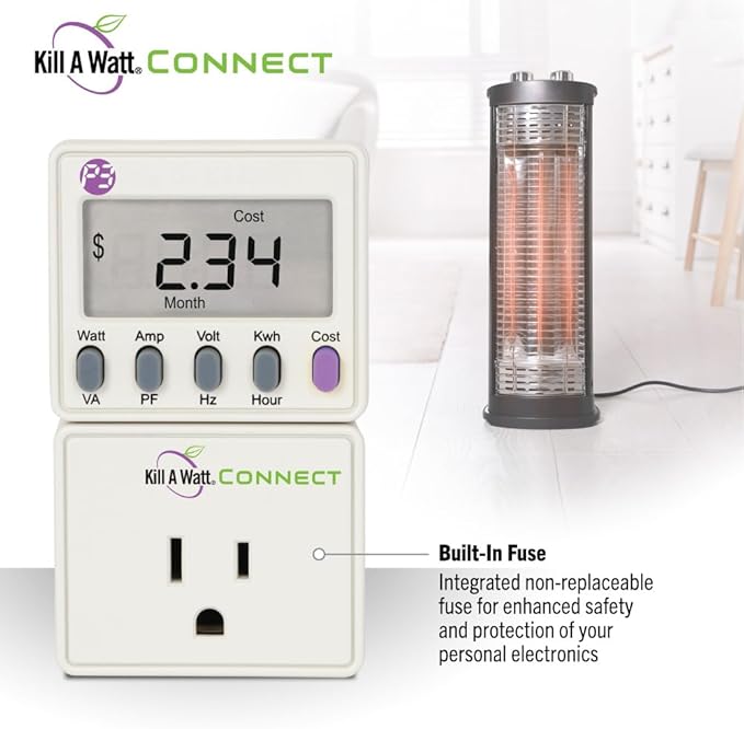 Kill A Watt Connect P4498 Electricity Usage Monitor Power Consumption Meter - Image 5