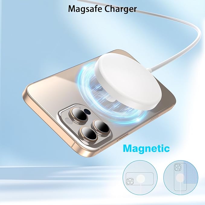 Magnetic iPhone Wireless Charger, 10FT Fast Charging Apple Mag Safe Charger - Image 3