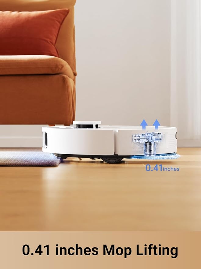 DREAME L10s Pro Ultra Heat Robot Vacuum and Mop Combo, Mop Extend, 7000Pa - Image 6