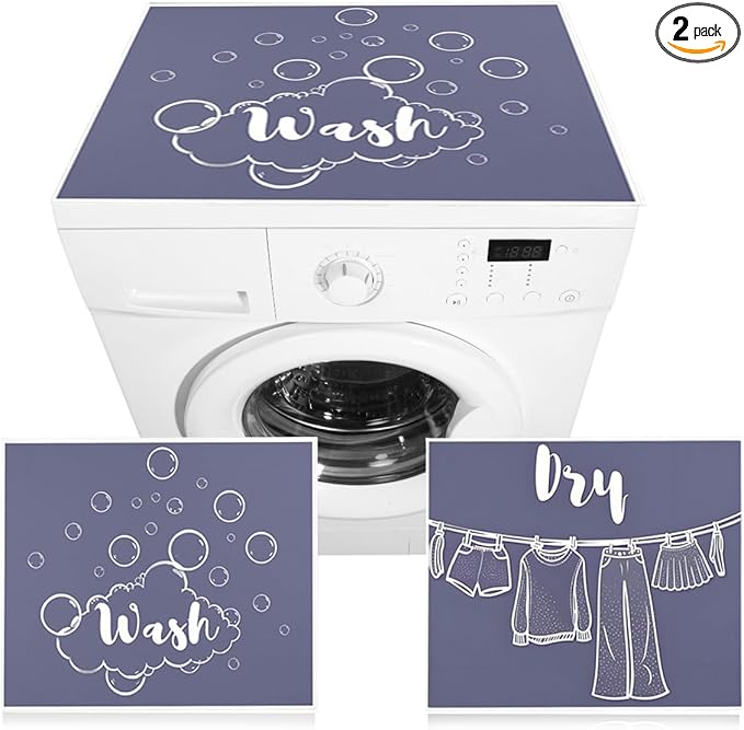 Esamploe Washer Dryer Countertop Mat, Washer and Dryer Topper Dust Proof Quick by Esamploe