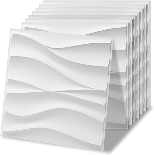 Art3d 20 Pack Decorative 3D Wall Panels, 19 Sq.Feet PVC Interior Wall Décor by Art3d
