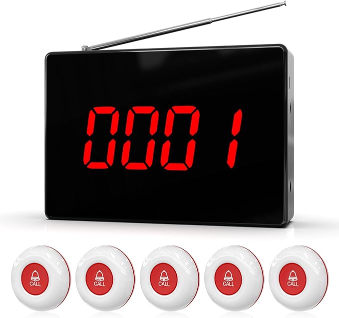 CallToU Wireless Calling System Caregiver Pager Call Button System by CallToU
