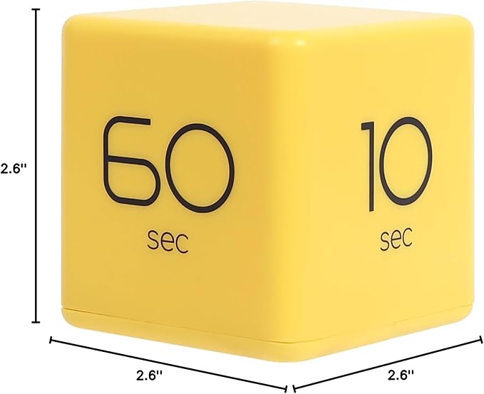 mooas Cube Timer, Timers Cube Flip Block Timers Productivity Gravity Sensor - Image 10