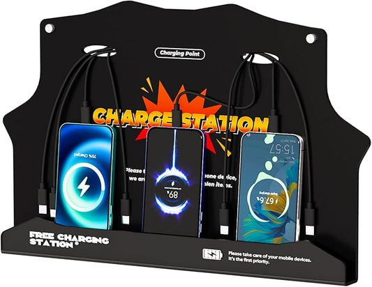 Wall Mounted Cell Phone Charging Station by Unknown