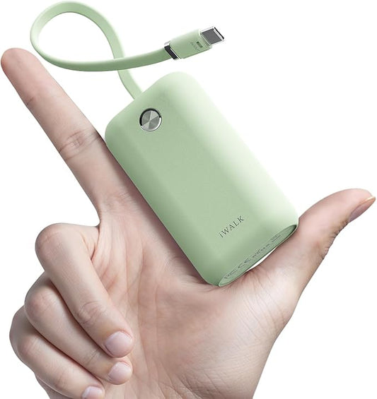 iWALK Mini Portable Charger 10, 22.5W USB-C Fast Charging Power Bank by iWALK