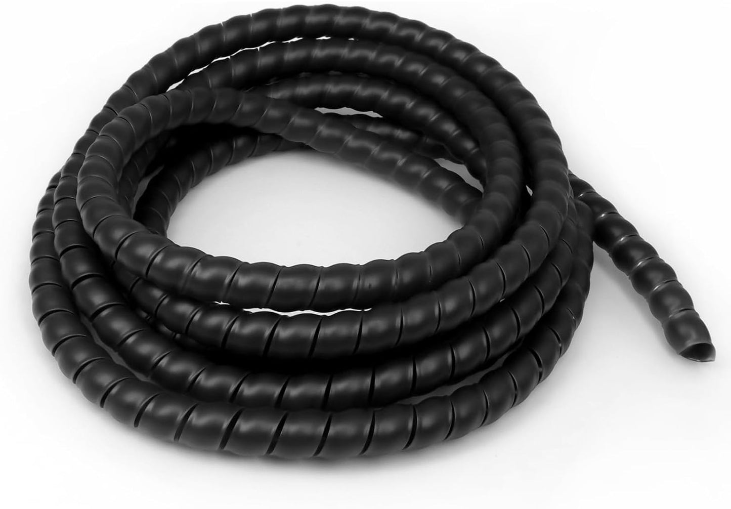 Spiral Cable Wrap, 10ft Cable Sleeves for Cords, Flexible Cable Management Sleeve for Computer, Power, Audio & Video Cords (Black, 5/16")