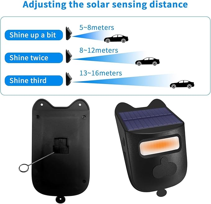 Qumox Solar-Powered Driveway Alert System - Image 2