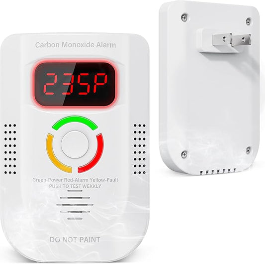 Carbon Monoxide Detectors Plug in, Portable CO Detector by Dellershownow