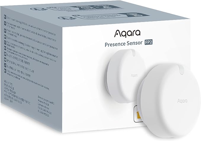 Aqara Presence Sensor FP2, mmWave Radar Wired Smart Motion Sensor, Zone by Aqara
