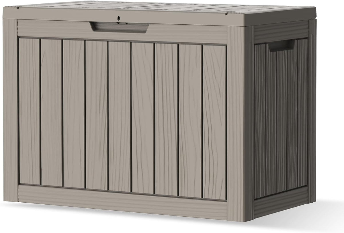 outdoor deck storage box, 50 gallon deck box,lockable, main product view