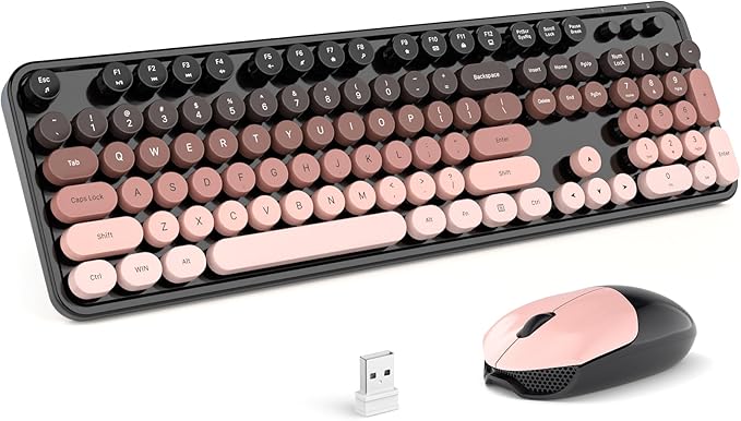 MOFII Wireless Keyboard and Mouse Combo, Full Size 2.4G Plug and Play by MOFII