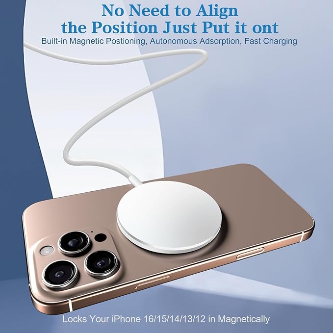 Magnetic Wireless Charger 2Pack Apple 10FT Magsafe Charger, Fast Mag-Safe - Image 7
