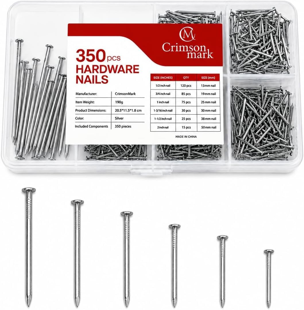 Nails Assortment Kit (350-Silver)