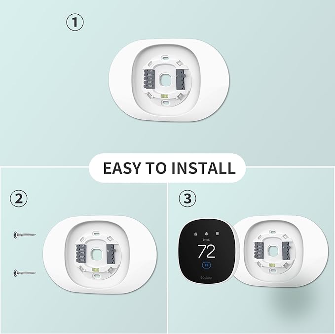 Tim Kit for ecobee Smart Thermostat Essential 2025, Wall Plate Cover Accessory - Image 4