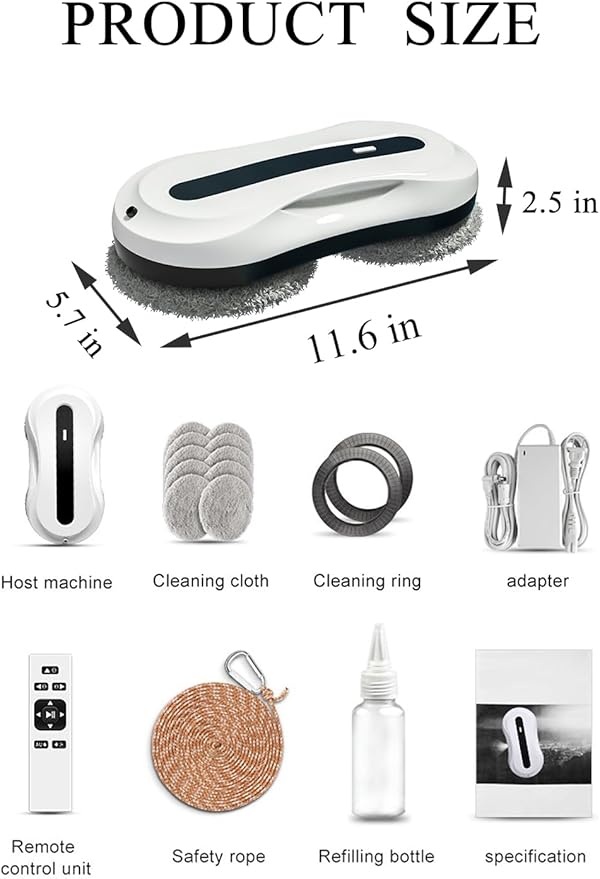 KADSKAN Window Cleaning Robot, Automatic Window Cleaner - Image 7