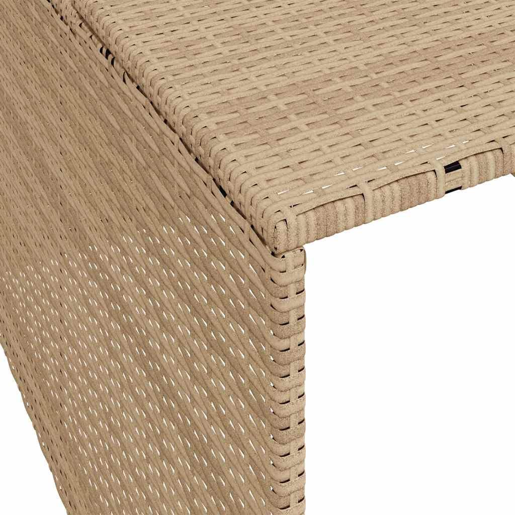 vidaxl beige poly rattan robot mower garage, package contents