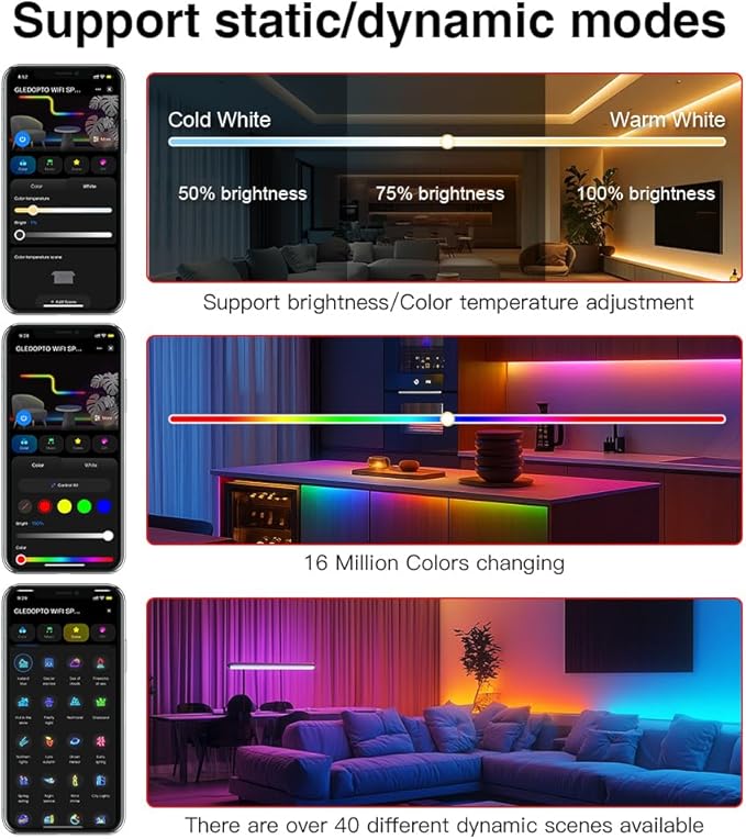 ZigBee Tuya SPI Pixel LED Strip Light Controller Smart Life APP Control RGB IC - Image 2
