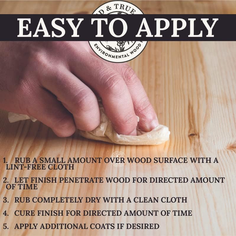 Tried & True Original Wood Finish, 8 oz. | Linseed Oil & Beeswax Blend for Woodworking Projects, Long-Lasting Durability, Food Safe Sealer, Non-Toxic Wood Finish