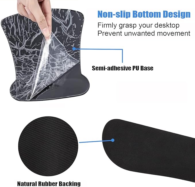 Mouse Pad Wrist Support and Keyboard Wrist Rest Set - Image 6
