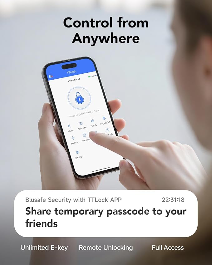 Electronic Smart Door Lock Fingerprint Door Lock - Image 6