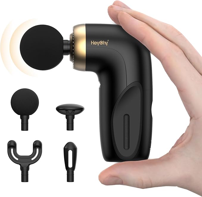 A1 Super Mini Massage Gun, Percussion Deep Tissues Muscle Massager, Travel by HeyChy