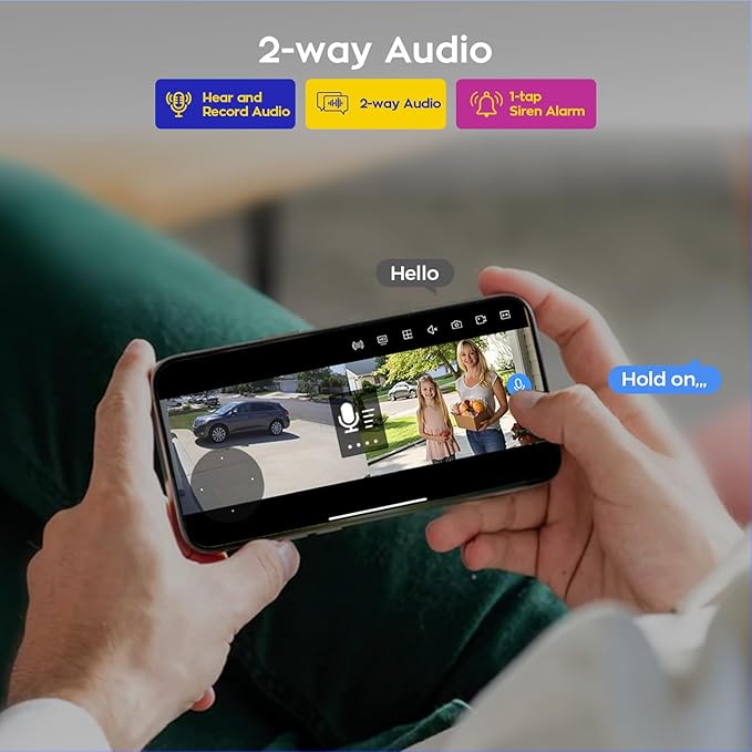xmartO 6MP 2-in-1 WiFi Home Security Camera - Image 7