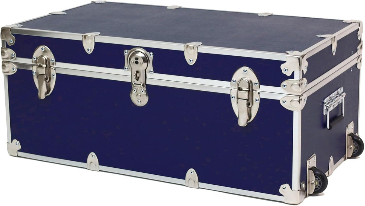 rhino large essential trunk with wheels, camp footlocker, main product view