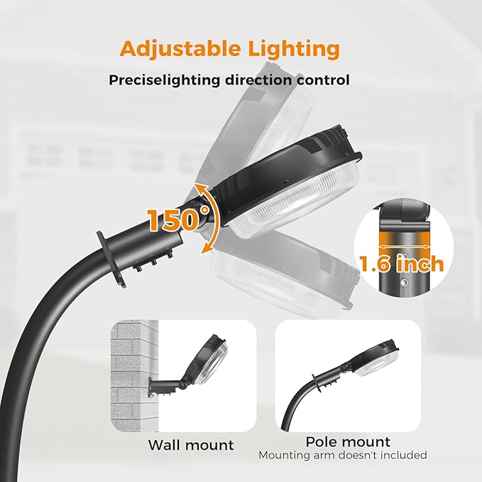 AIKVSXER 200W LED Barn Light 30000LM Dusk to Dawn LED Outdoor Area Security - Image 8