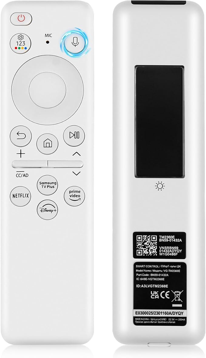 BN59-01432A for Samsung tv Remote, for Sam-Sung Solar tv Remote Replacement by KJDiSRPin
