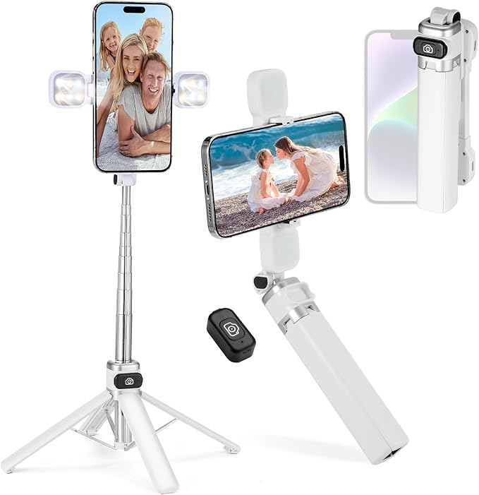 Mini Phone Tripod Stand, MQOUNY 38" Phone Tripod &Selfie Stick by MQOUNY