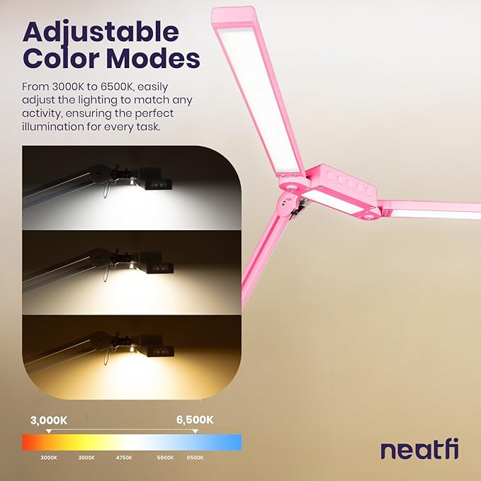Neatfi LED Desk Lamp, Dimmable Desk Light - Image 5