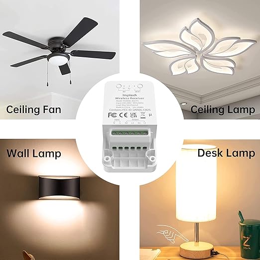 Smart Wi-Fi Light Switch, 2 Channels Linptech Wireless Relay Switch Tuya App - Image 7