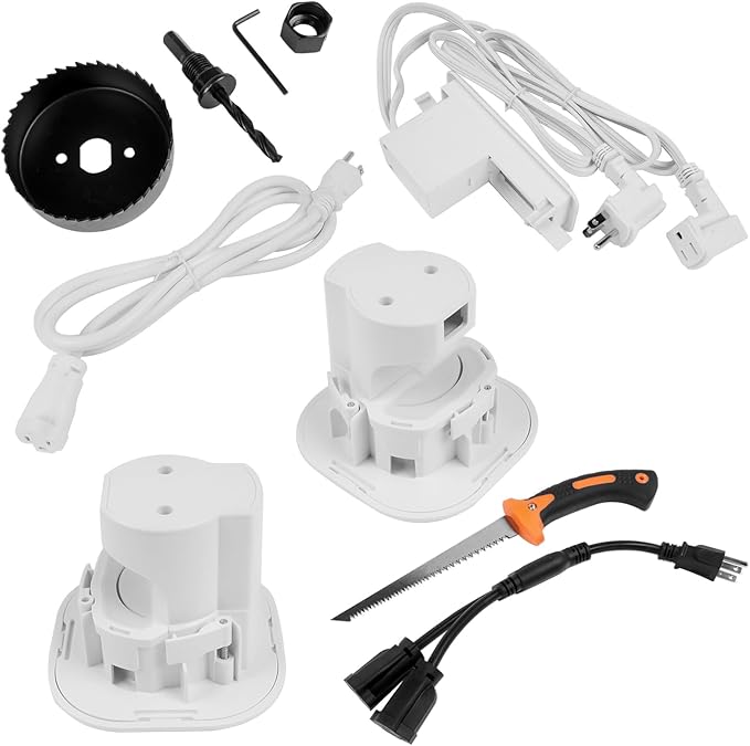 Flynsu in-Wall Cable & Power Management Kit, TV Cord Concealer & Power Kit - Image 6