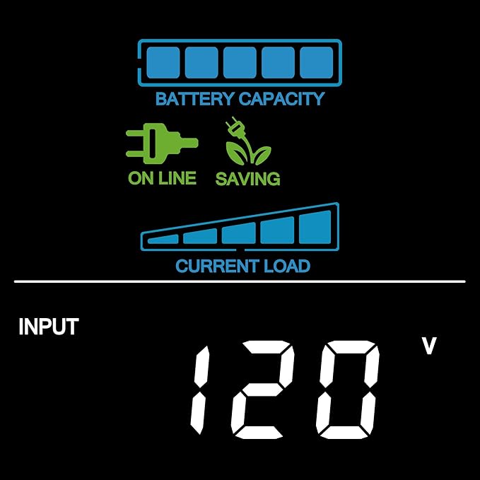 CyberPower CP1500PFCLCD PFC Sinewave UPS Battery Backup and Surge Protector - Image 5