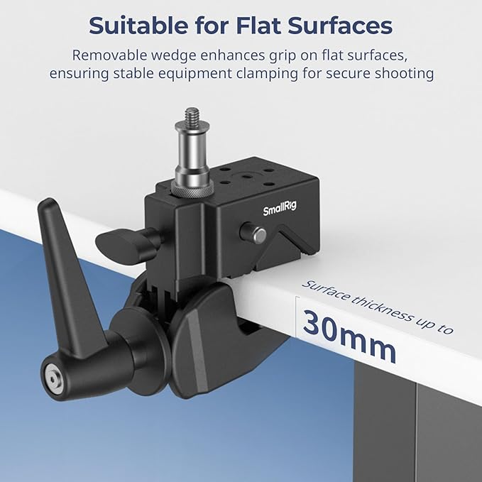 SMALLRIG Super Clamp Kit, Heavy Duty Max Load 33lb /15kg, - Image 3