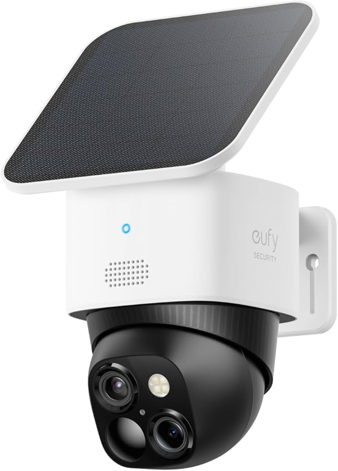 eufy Security SoloCam S340, Solar Security Cameras Wireless Outdoor, Cameras by eufySecurity