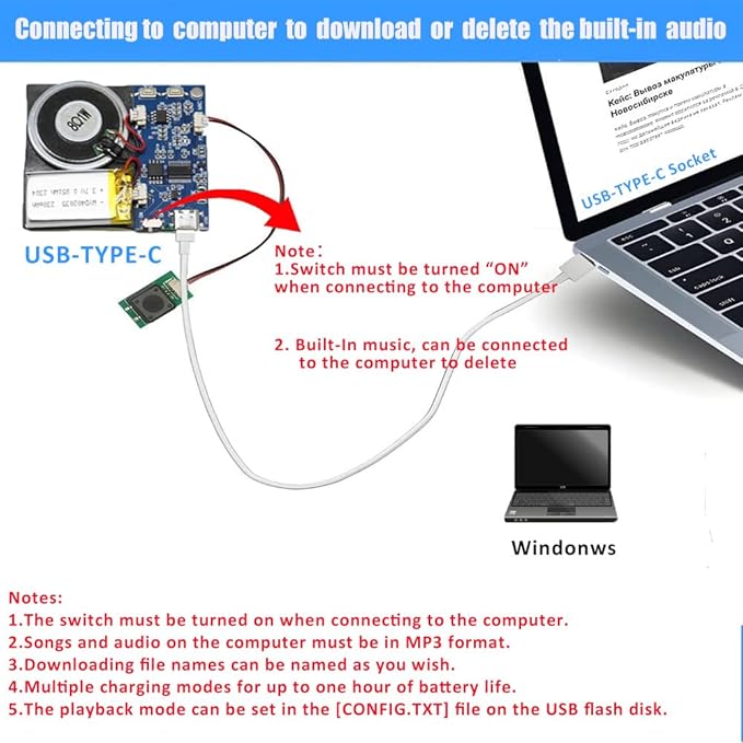 XLW Module - 16MB Push Button Activated Sound Module - Image 3