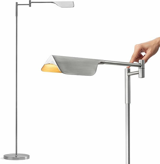 Brightech Leaf Pharmacy LED Reading Lamp, Dimmable Floor Lamp by Brightech