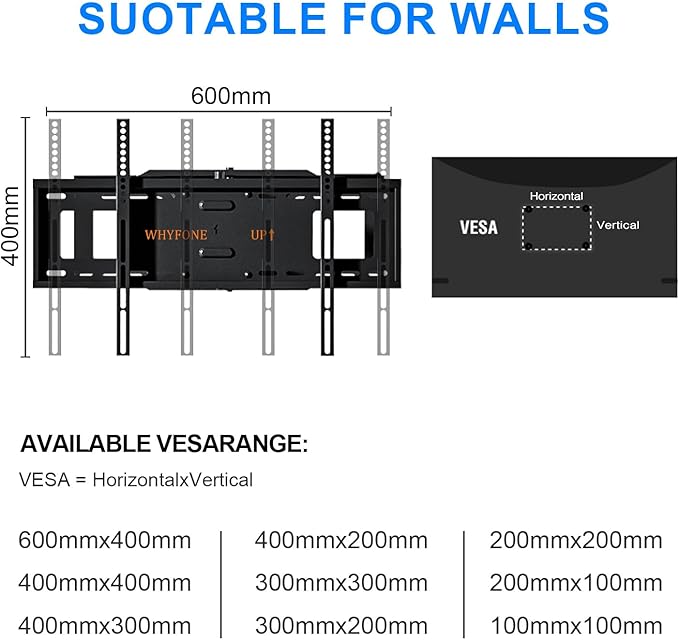 48'' Extension Extra Long Arm TV Wall Mount - Image 9