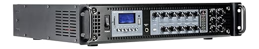 Rockville RCS2-320-6 320W 6-Zone Stereo/Mono Commercial 70V Amplifier, Optical - Image 4