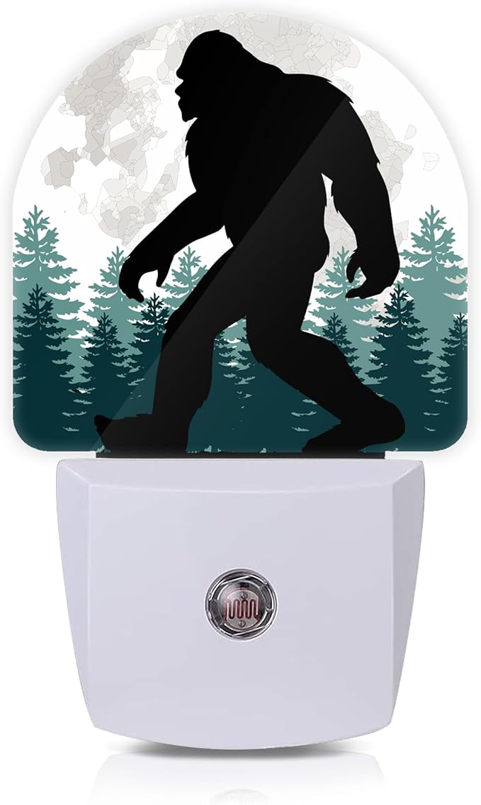 Axxitude Bigfoot Forest Moon Night Lights Plug into Wall by Axxitude