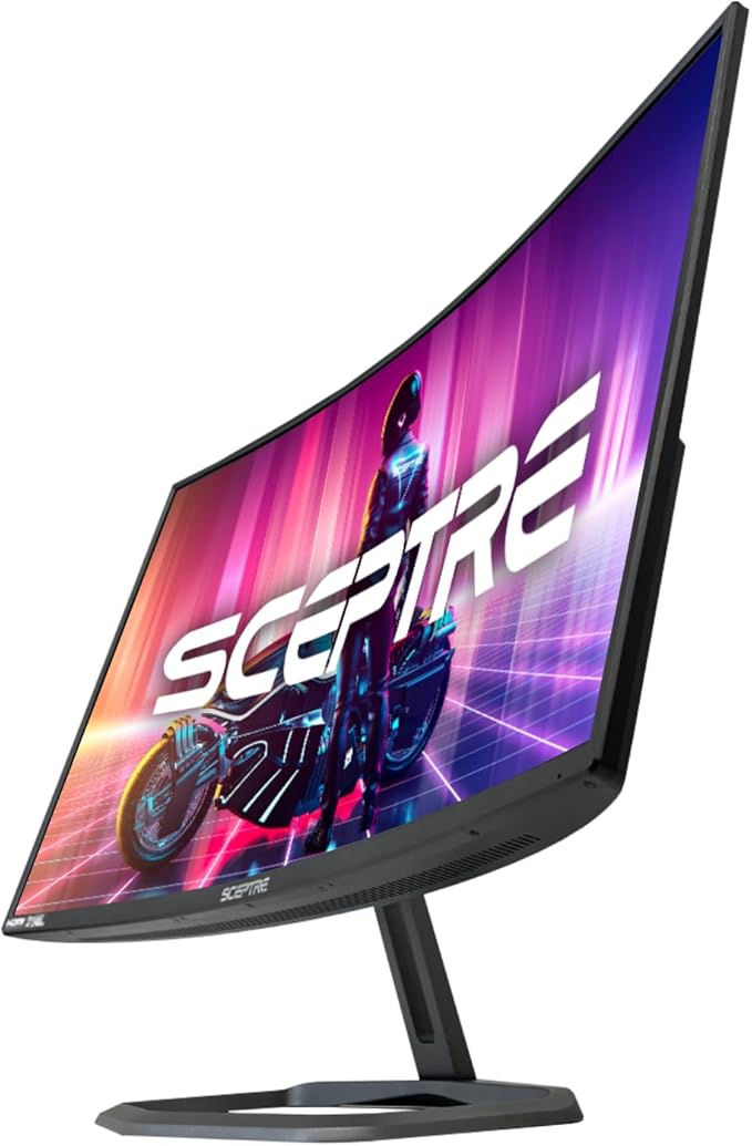 Sceptre Curved 32-Inch Gaming Monitor, 1920 × 1080, 99% sRGB, AMD FreeSync by SceptreInc