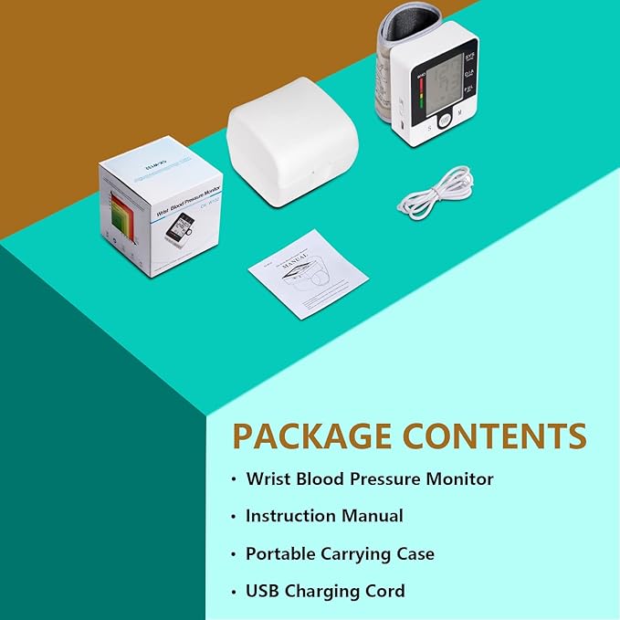Wrist Blood Pressure Monitor for Home Use Digital Automatic Talking Wrist Blood - Image 7