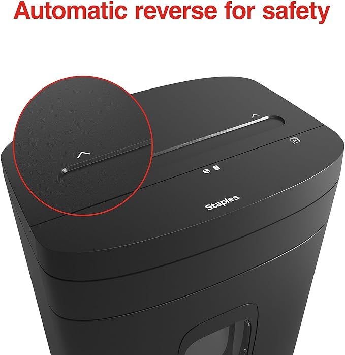 Staples 12-Sheet Micro-Cut Shredder – High-Security Document & Credit Card - Image 5