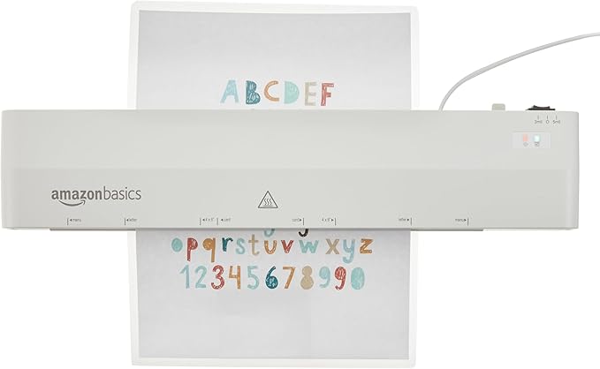 Amazon Basics 12 inch Thermal Laminator Machine, 1 Min Warm-Up, - Image 3