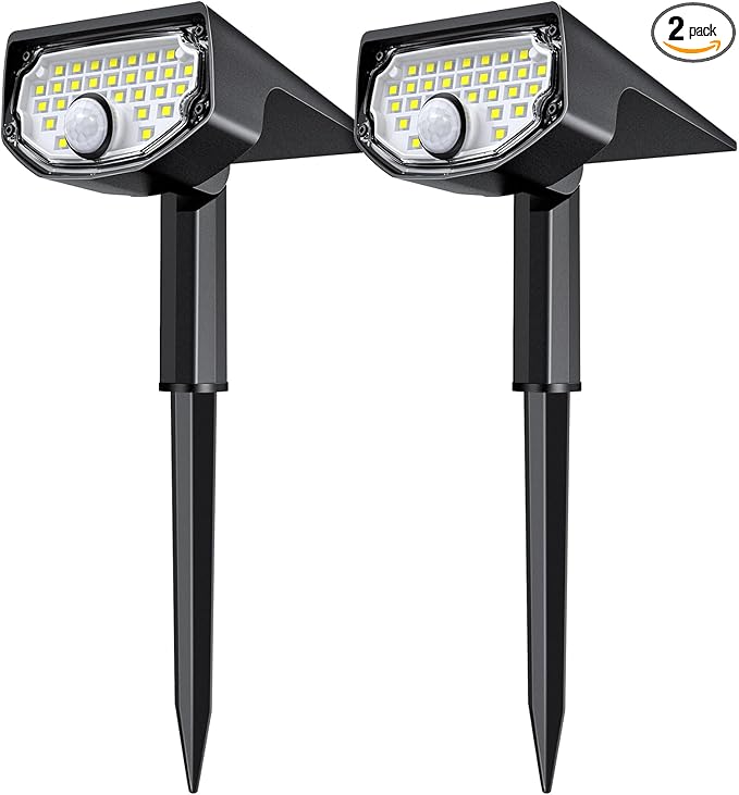 AloftSun Solar Motion Sensor Outdoor Lights, Waterproof Motion Sensor Spot by AloftSun