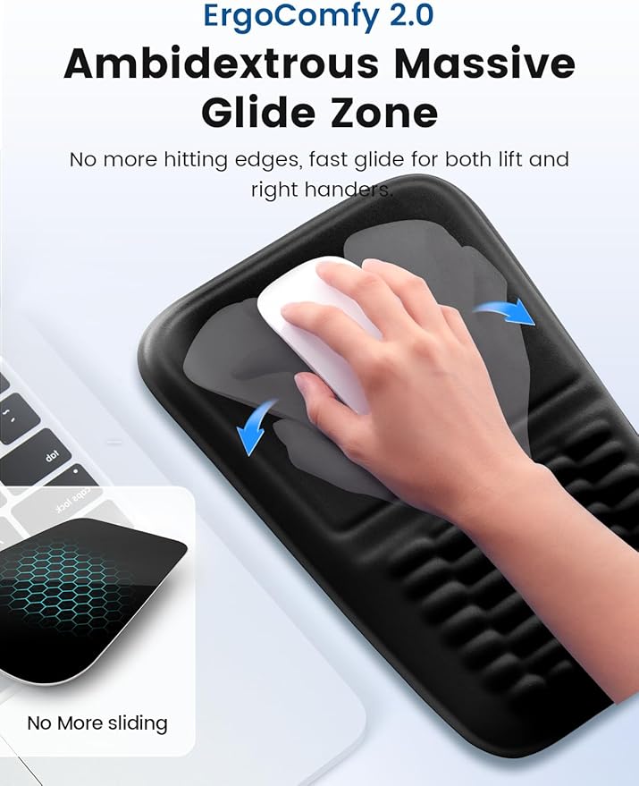 2-in-1 Keyboard & Mouse Wrist Rest Set – Ergonomic Pain-Relief Support - Image 5