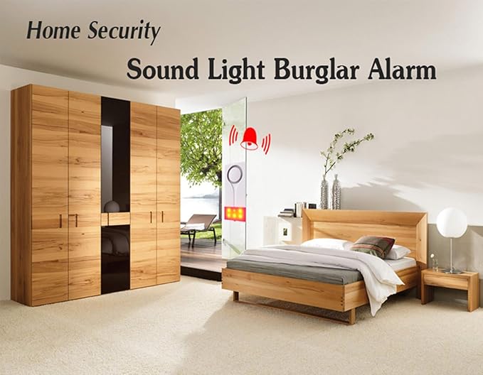 Meichoon Door Window Alarm for Home Security Sensor Wireless Anti-Theft Burglar - Image 2
